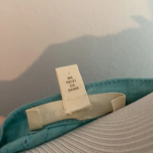 •Eileen Fisher•Irish Linen Pin tuck Blouse, EUC❤️ - Picture 7 of 8